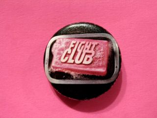 " Fight Club " Official 2001 Vintage Button Badge Pin Us Import