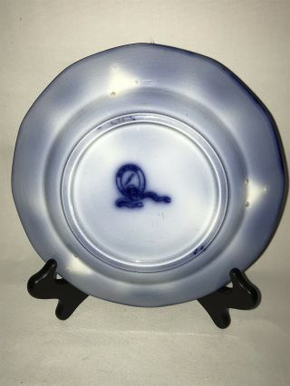 Antique Flow Blue China CHAPOO Plate Wedgwood 4