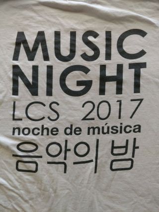 RARE Mark Mothersbaugh Art Music Night LCS 2017 T - Shirt XL DEVO Singing Fat Man 4