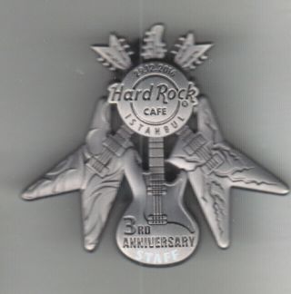 Hard Rock Cafe Pin: Istanbul 3rd Anniversary Staff Le100