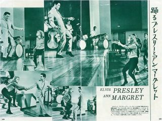 Elvis Presley Ann Margret Viva Las Vegas 1964 Japan Picture Clippings 2pgs Ke/m