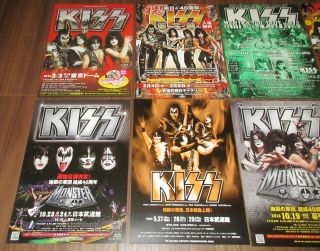 $0 ship 8 x KISS Japan PROMO handbill tour flyer GENE SIMMONS mini poster CARD 2