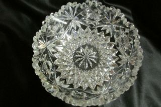 Signed Hawkes Abp Cut Glass Bowl Pattern Is Circa 1910