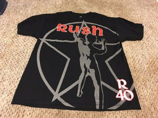 Rush Band Tour T - Shirt (2015 Size Xl) Rush 40year Tour Celebration T - Shirt