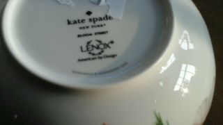 2 Lenox Kate Spade Bloom Street Salad Soup Pasta Bowls 6.  75 