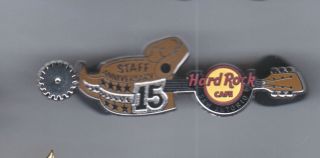Hard Rock Cafe Pin: San Antonio 15th Anniversary Staff Le200