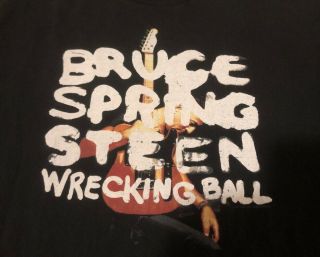 Bruce Springsteen Wrecking Ball World Tour Xl T - Shirt 2012 Made In Usa E Street