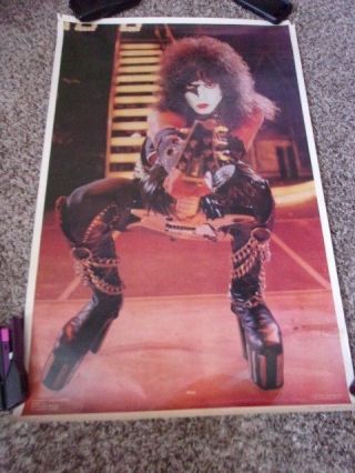 Kiss 1977 Alive Ii/love Gun Paul Stanley Poster -