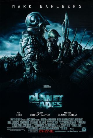 Planet Of The Apes (2001) Version C Movie Poster - Rolled Double - Sided