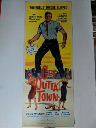 14x36 Movie Poster Insert Get Out Of Town 1959