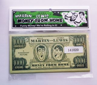 Dean Martin And Jerry Lewis Funny Money - Movie Promotion Reprint.  Package Of 15