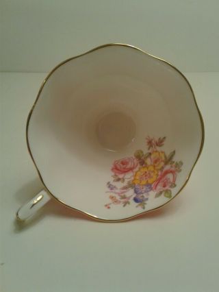 Royal Albert Crown China Cup And Saucer Pink Floral 1927 - 1935 5