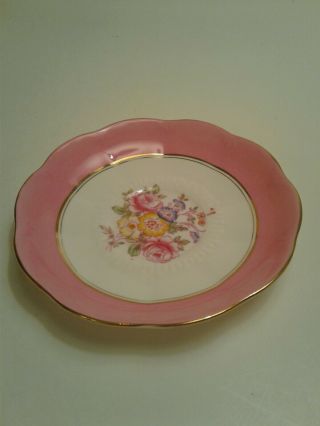 Royal Albert Crown China Cup And Saucer Pink Floral 1927 - 1935 7