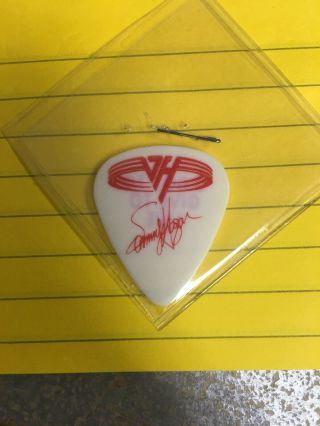 Van Halen 1995 Balance Concert Tour Memorabilia Sammy Hagar Stage Guitar Pick
