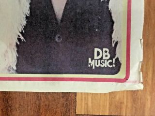 VINTAGE 1970S ABBA AUSTRALIAN OBSERVER NEWSPAPER DB MUSIC PROMO POSTER VGC 2
