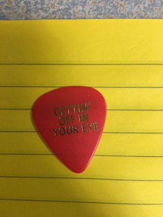 Van Halen 1993 concert tour Sammy Hagar Gettin ' Off In Your Eye Live Guitar Pick 2
