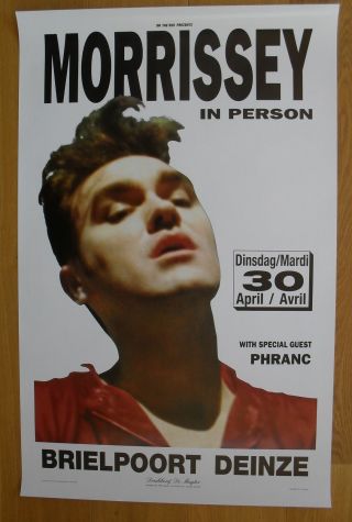 Morrissey The Smiths Concert Poster 