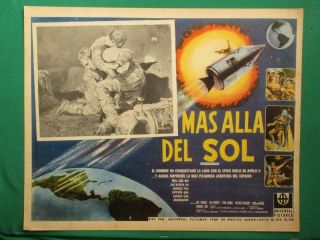 Journey To The Far Side Of The Sun Sci - Fi Spaceman Spaceship Mexico Lobby Card 5