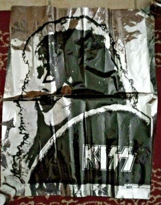 Kiss 1977 Ace Frehley Mylar Poster Mirrored - Shiny Vintage