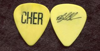 Cher 1990 Heart Of Stone Tour Guitar Pick Elijah Allman Custom Concert 2