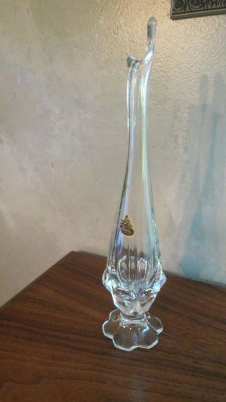 Fenton Glass Valencia Clear 12 