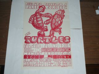 1974 Turtles,  Flo & Eddie Concert Poster