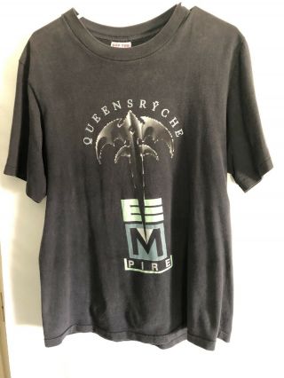 Vintage 90s Queensrÿche Empire 1991 Rock Tour Concert T Shirt Vtg Mens