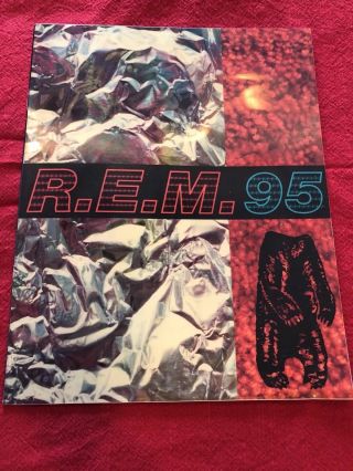 R.  E.  M.  - Monster 3d Tour - Concert Program Book - Michael Stipe - Peter Buck - 1995
