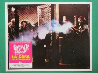 The Thing Horror La Cosa De Otro Mundo John Carpenter Spanish Mexican Lobby Card