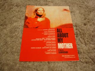 All About My Mother 1999 Oscar Ad Pedro Almodóvar & The Emperor And The Assassin