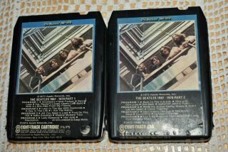 The Beatles 1967 - 1970 Blue Double Album Rare Apple Records 2 - Tapes 8 Track