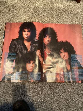 1987 - 88 KISS Crazy Nights Concert World Tour Book Stanley,  Simmons,  Carr,  Kulick 7
