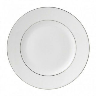 Wedgwood Signet Platinum Salad Dessert Plate,  Set Of 4,  8 Inch