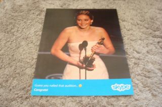 Silver Linings Playbook Oscar Ad With Award Jennifer Lawrence As Tiffany Maxwell