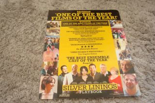 Silver Linings Playbook Oscar Ad With Cast Bradley Cooper,  Chris Tucker,  De Niro