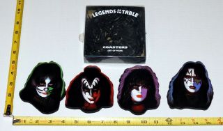 Kiss Band Legends Of The Table 1978 Solo Albums Coaster Box Set 1997