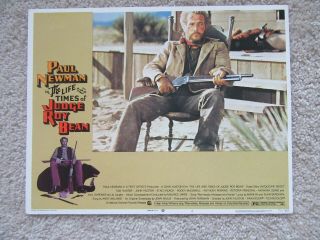 Life And Times Of Judge Roy Bean 1972 Lc 2 11x14 Paul Newman Nm