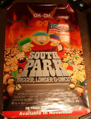 South Park The Movie Bigger Louder & Uncut Poster 27 X 42