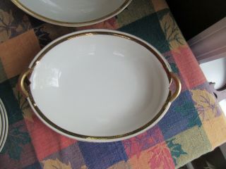 3 - Vintage Noritake Morimura China Japan THE CRETE Greek Key Serving Bowls 2