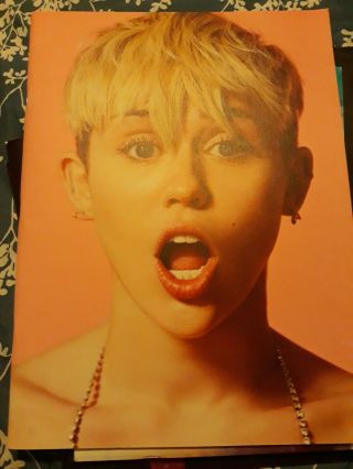 Miley Cyrus 2014 Bangerz Tour Program Book Explicit Version Concert
