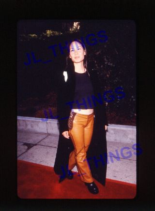 Lucy Liu Candid 35mm Color Slide From 1990s