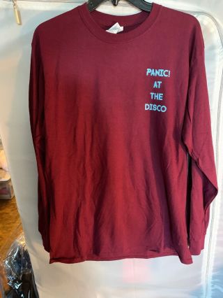 Panic At The Disco Long Sleeve Tour T - Shirt Gildan Size Medium 3