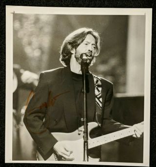 Eric Clapton Signed Photo