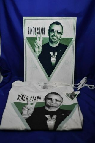 Ringo Starr And His All Star Band Concert Num.  Poster,  Xl Shirt And Lanyard