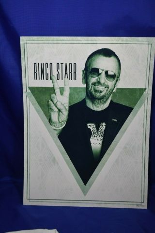 RINGO STARR AND HIS ALL STAR BAND CONCERT NUM.  POSTER,  XL SHIRT AND LANYARD 2