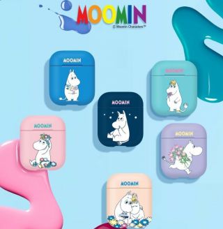 Official Cute Cartoon Moomin Airpods Earphone Case Cover 100 Authentic