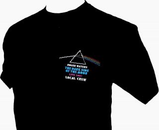 Pink Floyd Roger Waters 2007 The Dark Side Of The Moon Canada Local Crew Shirt