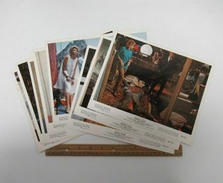 (8) Vintage 1966 (8x10) Movie Theater Lobby Cards Modesty Blaise Spy Film Wz9000