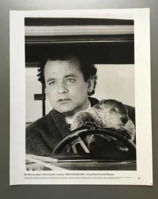 1993,  Groundhog Day Press Photo 8 X 10 Bill Murray Colombia Pictures