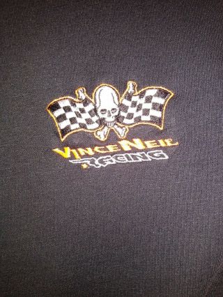 Vince Neil Racing Polo Shirt Motley Crue Xl
